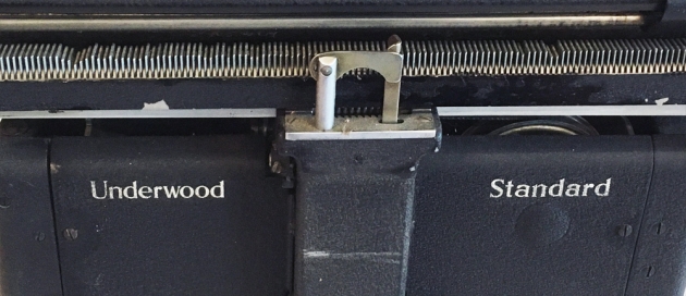 Underwood SS from the back (detail)...