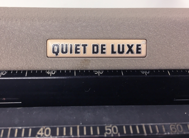 Royal "Quiet De Luxe" from the logo on the top...