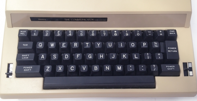 Sears "The Communicator with Correction" from the keyboard...
