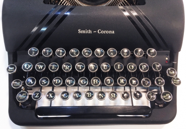 Smith Corona "Silent" from the keyboard...