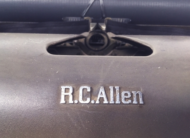 R.C. Allen "VisOmatic" logo on the front...