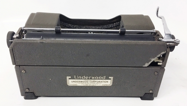 Underwood "Champion" from the back...