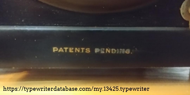 Patents Pending decal