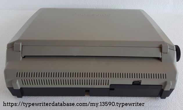 1988 Panasonic KX-R305 on the Typewriter Database