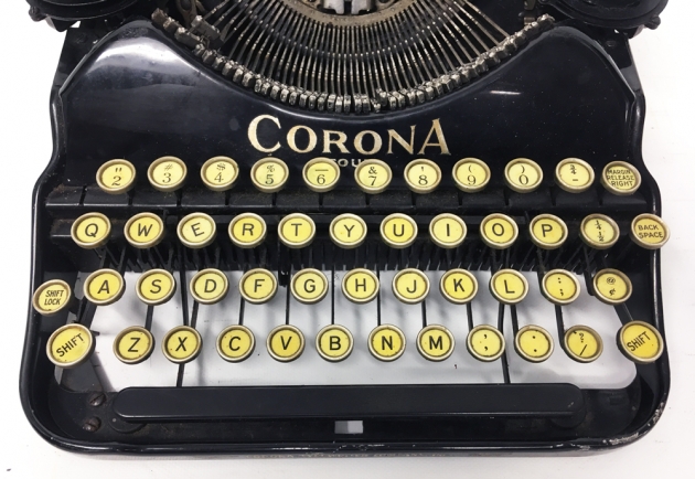 Corona "4" from the keyboard...