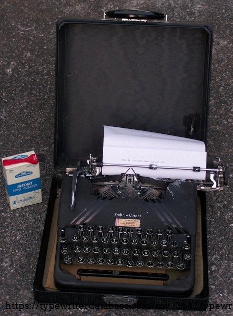 Baby photo: In the driveway of the estate sale. I was minutes away from purchasing the machine.