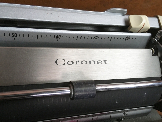 Smith Corona "Coronet" from the logo on the top...
