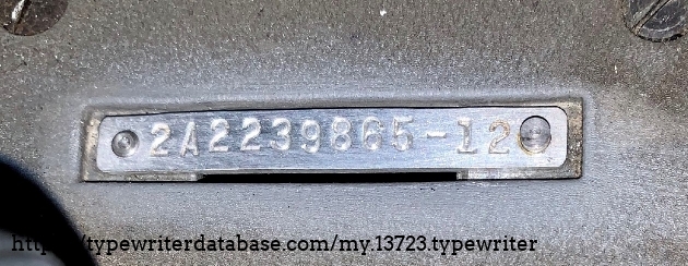 Serial Number