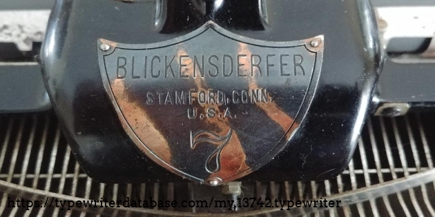 Blickensderfer shield