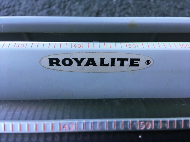 Royal "Royalite" from the model name on the top...
