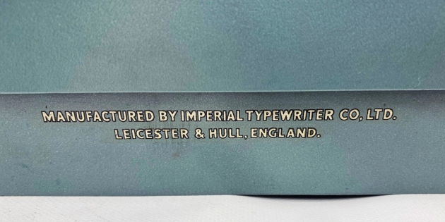 Imperial "Imperial de luxe 5" (aka: Good Companion 5) from the back (detail) ...