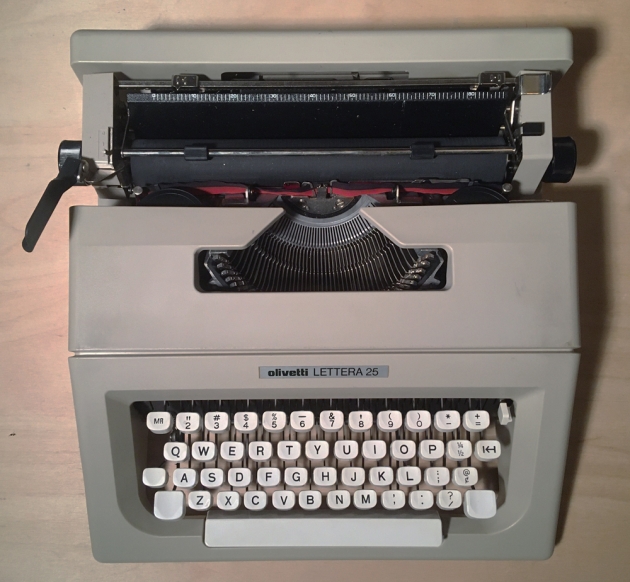 Olivetti Lettera "25" from the top...