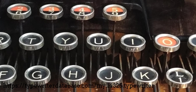 Keys closeup with red/black combination keys