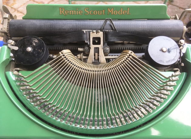 Remington "Remie Scout Model"  from under (?) the hood...