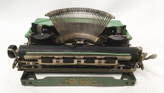 Remington "Remie Scout Model"  from the back (ready to type)...