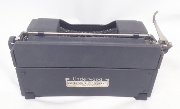 Underwood "Universal" from the back...
