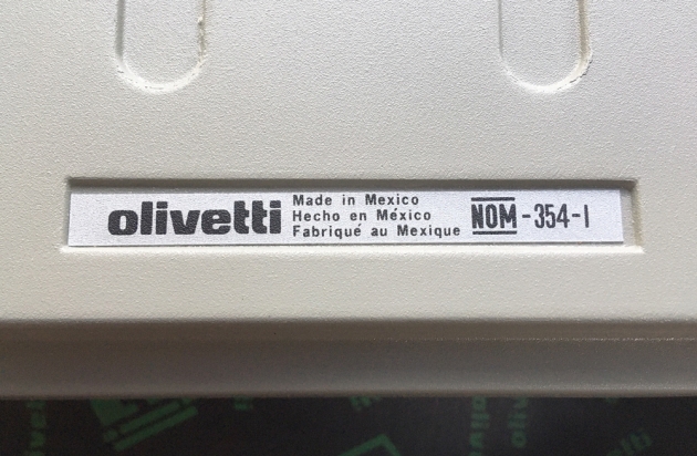 Olivetti "Lettera 35l"  from the maker tag...