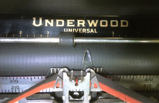 Underwood "Universal" from the logo on the top....