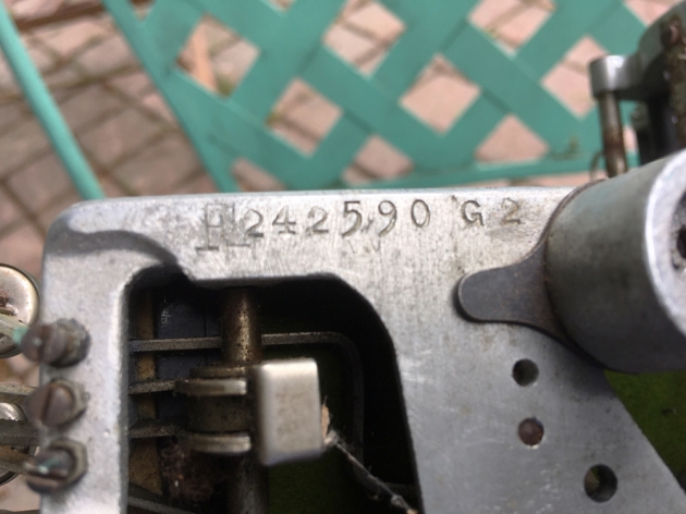 Hammond "Multiplex Folding" serial number location...