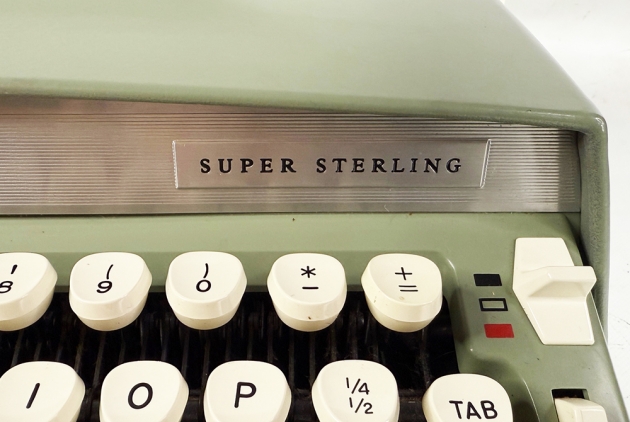 Smith Corona "Super Sterling" from the model logo on the front... Smith Corona "Super Sterling" from the model logo on the front...
