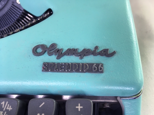 Olympia "Splendid 66" from the logo on the front...