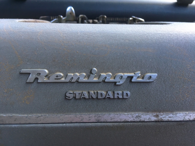 Remington "Standard" from logo on the the front...