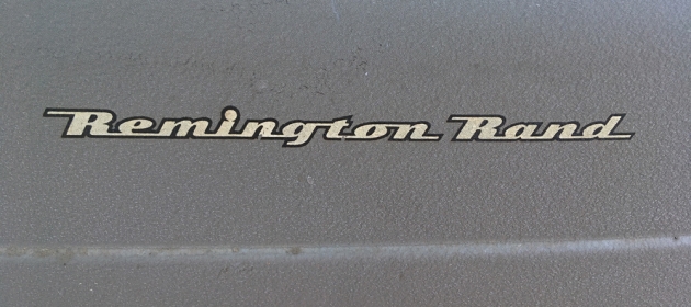 Remington "Standard" from logo on the the back...
