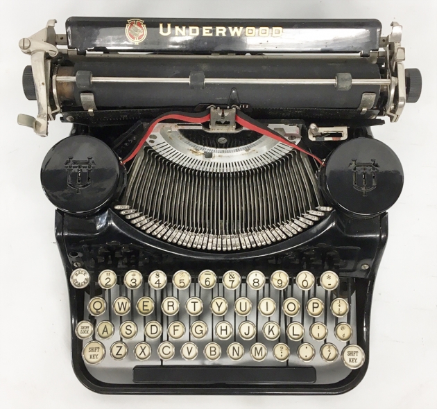 Underwood "Portable" (4 Bank) from the top...
