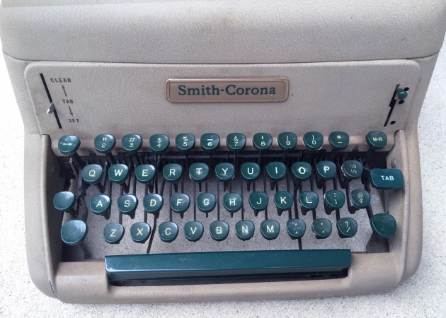 Smith Corona "Pacemaker" from the keyboard...
