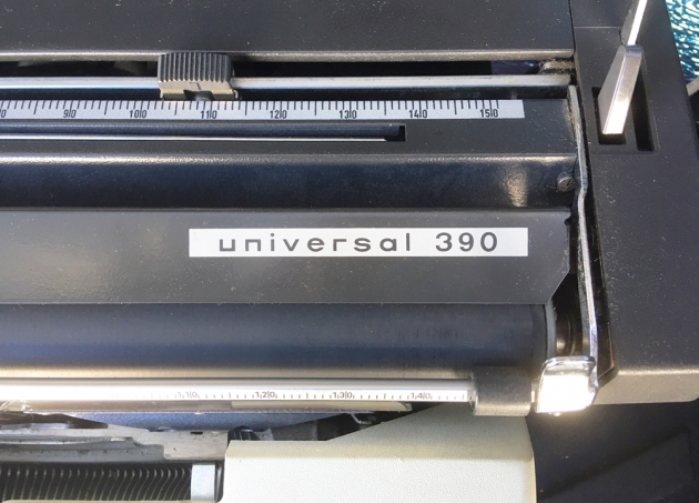 Adler "Universal 390" from the model logo on the top...