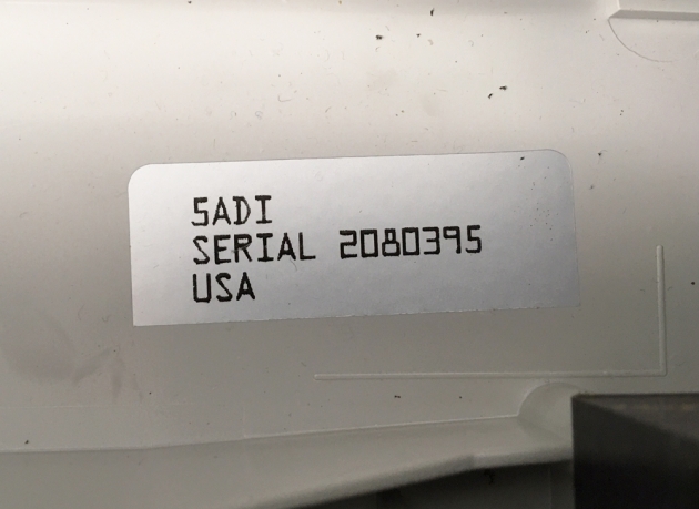 Smith Corona "240 DLE" serial number location...