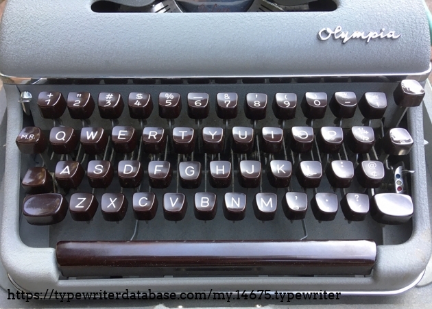 Olympia "SM3" from the keyboard...