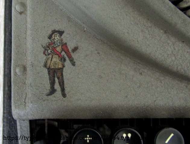 Decal showing mr Oliver Cromwell, British political leader from the 17th century.