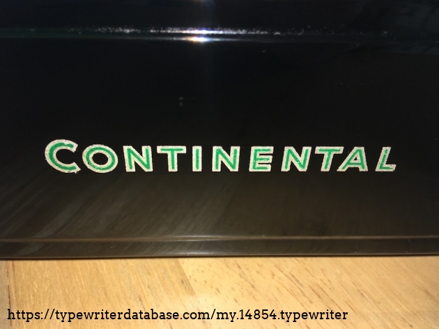 Klein-Continental 100 #R246925# - Decal back