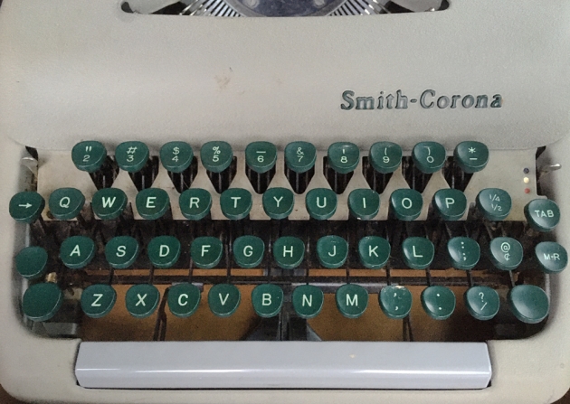 Smith Corona "Sterling"  from  the keyboard....