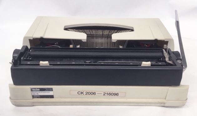 Olivetti "MS 25 Premier plus" from the back...