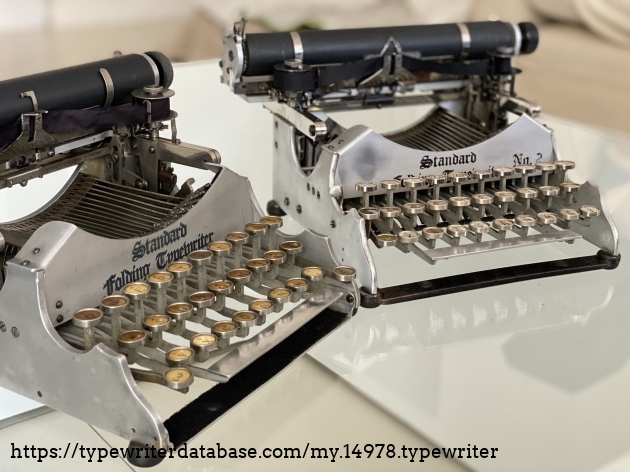 Standard Folding Typewriter No1 - Serial No. 1729 (1909)