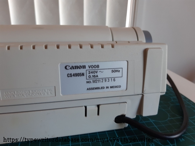 Canon Typewriter Ribbon Canon ES 3 Canon ES3 Canon ES-3 