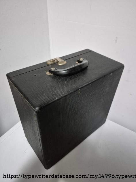 Update- six years after buying the typewriter, I finally got case for it! Just a random yard sale find.