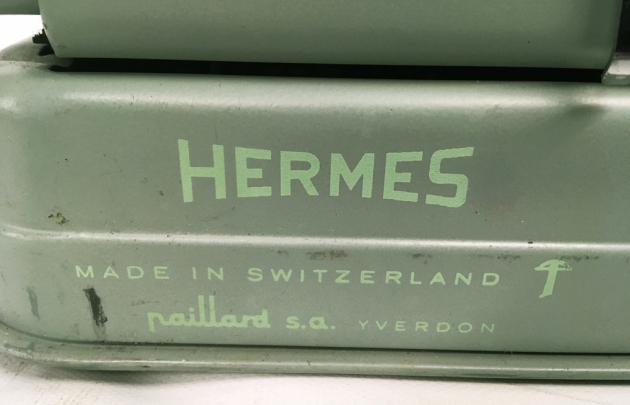 Hermes "3000"  from the back (right side detail) ...