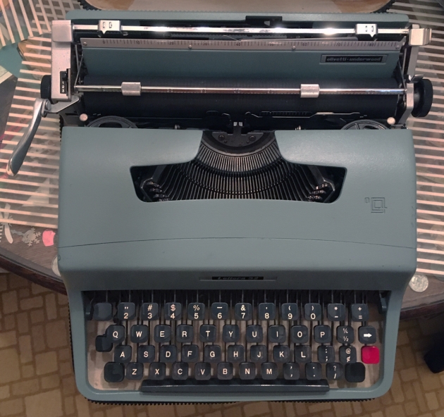 Olivetti "Lettera 32"  from the top...