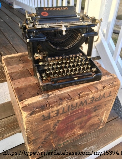 1918 Remington 11 on the Typewriter Database