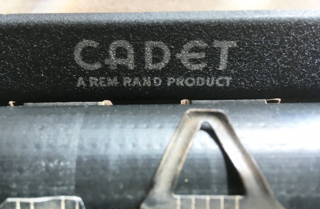 Remington "Cadet"  from the logo on the top...