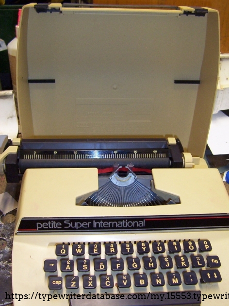 1976 Petite Super International on the Typewriter Database