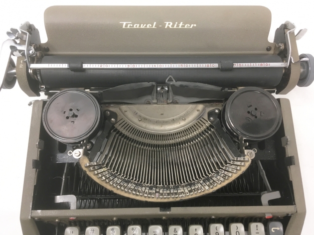 Remington "Travel-Riter" from under the hood...