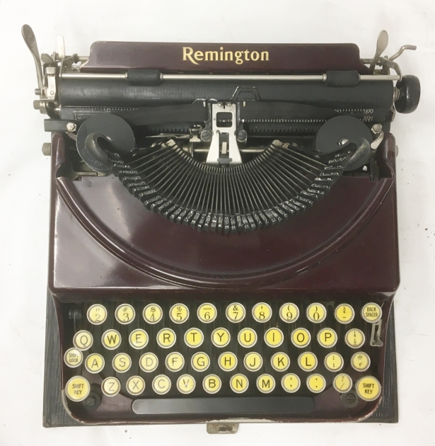 Remington "Portable" from the top (keys up)...
