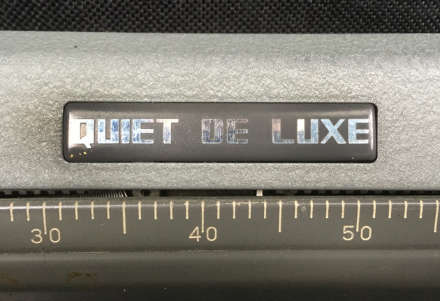 Royal "Quiet De Luxe" from the model logo on the top...