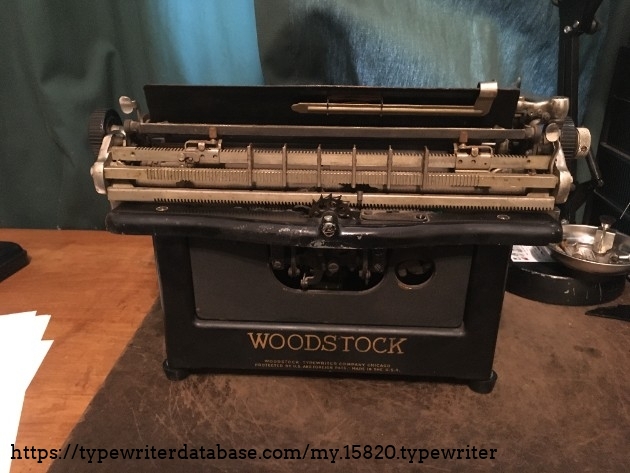For some odd reason, this machine has a locking screw in the shaft for the starwheel. I have not seen this on any other Woodstocks, and I believe it was added aftermarket because the screw is not painted black to match the rest of the frame.