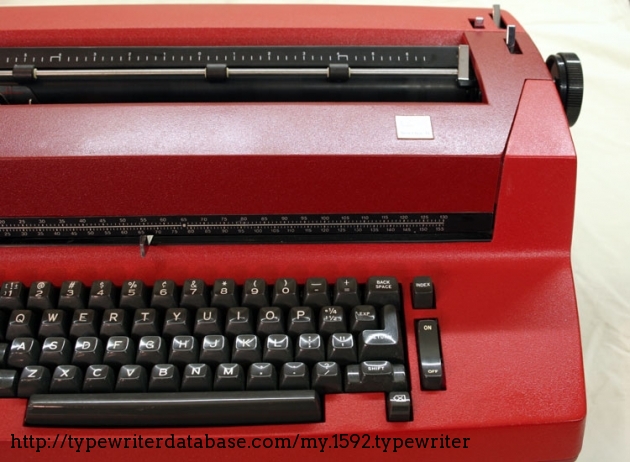 1979 IBM Selectric II on the Typewriter Database