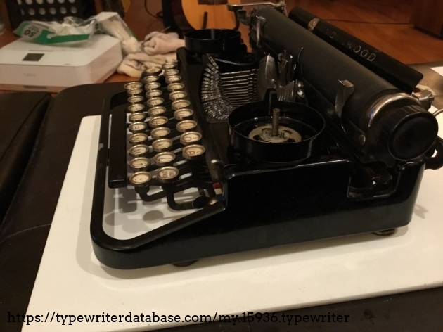 1922 Underwood Portable 3 Bank on the Typewriter Database